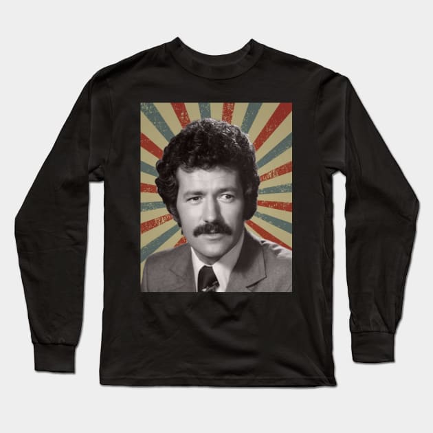 Alex Trebek Long Sleeve T-Shirt by LivingCapital 